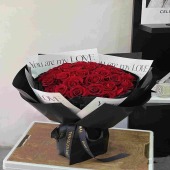 33支红玫瑰简约风花束