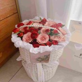 11支卡布奇诺巧克力泡泡小香风花束