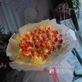 【不能莓有你】33颗草莓花束搭配白色满天星白色包送女友送闺蜜送老婆