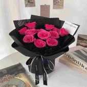 11支弗洛伊德玫瑰鲜花花束生日鲜花花束送女友送闺蜜花店送花上门