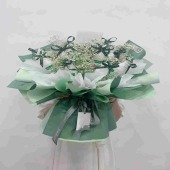 【六一儿童节】10瓶娃哈哈AD钙奶搭配白色满天星零食花束