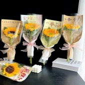 单支向日葵一举夺魁花束