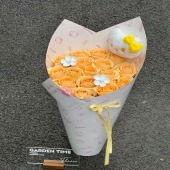 【HelloKitty】15支香槟玫瑰HelloKitty花束送女友送媳妇鲜花店送花上门