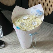 【HelloKitty】15支白玫瑰HelloKitty花束送女友送媳妇鲜花店送花上门