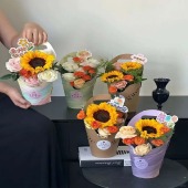 混搭花束手提盒